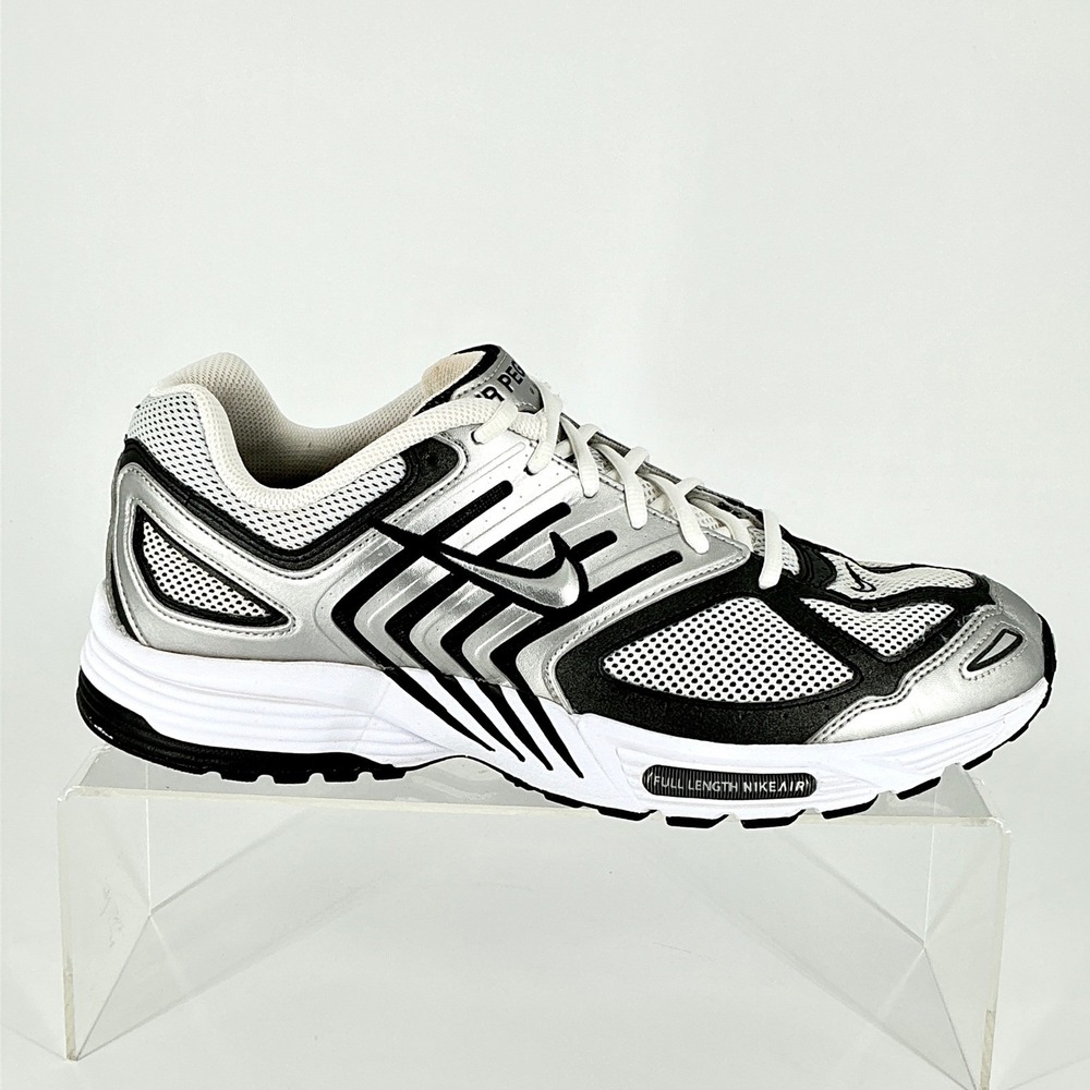 Nike Air Pegasus 2005 Mens Size 13 Running Shoes Metallic Silver‎ Black Sneakers